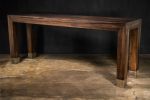 Modern Argentine Rosewood Console Table with Bronze Sabots | Tables by Costantini Design. Item composed of wood & bronze compatible with contemporary and modern style