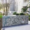 Courtyard C | Street Murals by tada!   Traditional and Digital Arts | Bell Channelside Apartments in Tampa. Item composed of synthetic