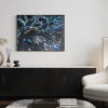 Energy Abstract Black Canvas Painting 30X40 | Oil And Acrylic Painting in Paintings by Monika Kupiec Abstract Art. Item made of canvas with synthetic works with contemporary & art deco style