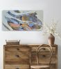 Flying Ibis - Original Acrylic Painting on Wood | Oil And Acrylic Painting in Paintings by Swann Freslon. Item composed of birch wood in minimalism or mid century modern style