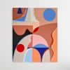 Sunkissed | Oil And Acrylic Painting in Paintings by Amy Kim. Item composed of canvas & synthetic
