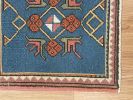 Hand-woven Turkish Rug Doormat | 1.9 x 2.11 | Small Rug in Rugs by Wool and Rug. Item made of wool works with boho & contemporary style