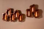 Steel & Selenite Wall Sconce — Sigil, Nitush Aroosh | Sconces by Nitush Aroosh. Item made of steel works with contemporary & eclectic & maximalism style