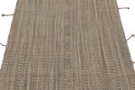Rug & Kilim's Accent Kilim, Beige and Gray Textural Stripes | Area Rug in Rugs by Rug and Kilim