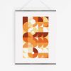 Monochromatic Machine in Orange Art Print | Prints by Michael Grace & Co.. Item composed of paper