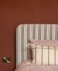 Aura Handwoven Stripe Fabric (Earth Root) | Curtain in Curtains & Drapes by Routes Interiors. Item composed of cotton in boho or contemporary style