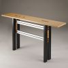 Ebony Squared | Console Table in Tables by Carol Jackson Furniture. Item made of wood with aluminum