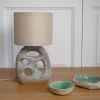 Amphora Lamp - Turquoise | Table Lamp in Lamps by niho Ceramics. Item made of stoneware works with modern style