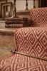 Handwoven Woolen Red Runner Rug | Rugs by Evergreen Carpets. Item made of wool works with boho & minimalism style
