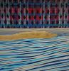 Blue Blanket | Paintings by Mark Bueno | MOXY Denver Cherry Creek in Denver. Item made of wood
