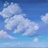 Oasis and Southwestern Sky | Oil And Acrylic Painting in Paintings by Nichole McDaniel | Artspace Warehouse in Los Angeles