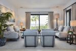 Balearic Villa - triptych | Oil And Acrylic Painting in Paintings by Alice Watt. Item made of canvas with synthetic