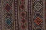 Vintage Persian Soumak Kilim, Tribal Diamonds in Light Jewel | Area Rug in Rugs by Rug and Kilim