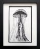 Jellyfish - pen sketch | Drawings by Melissa Patel. Item made of paper