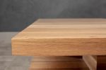 Modern Floating Oak Coffee Table | Tables by Aeterna Furniture. Item composed of oak wood