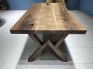Custom Dining Table - Dining Room Table - Wooden Table | Tables by LuxuryEpoxyFurniture. Item composed of wood and synthetic