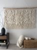Wall Tapestry "Blanc de Blancs" | Wall Hangings by Tissage Sauvage. Item made of wood & cotton compatible with boho and contemporary style