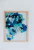 Burst | Embroidery in Wall Hangings by Corrie in Color. Item composed of fabric and metal in boho or mid century modern style