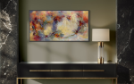 Renewed Promise | Oil And Acrylic Painting in Paintings by AnnMarie LeBlanc. Item composed of wood in contemporary or modern style