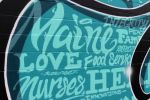 Maine Health "Thank you" mural | Street Murals by Jared Goulette | The Color Wizard