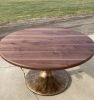 Walnut Round Extension Table | Dining Table in Tables by TRH Furniture. Item made of walnut