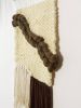 Wabi Sabi | Carob Brown | Macrame Wall Hanging in Wall Hangings by Dörte Bundt. Item composed of wood and wool in boho or mid century modern style