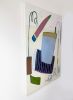 Green and Blue | Paintings by Rebekah Andrade. Item works with contemporary & modern style