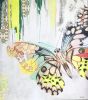 Vlinder | Oil And Acrylic Painting in Paintings by Irene Hoff. Item composed of synthetic