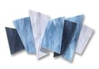 "Ascend" Glass and Metal Wall Sculpture | Wall Hangings by Karo Studios. Item made of metal with glass