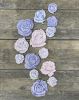 Rose Installation consisting of rose tiles | Art & Wall Decor by Sue Barry tiles | Two Guns Espresso in Manhattan Beach