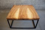 Book-matched Ash Coffee Table | Tables by Hazel Oak Farms. Item made of oak wood compatible with minimalism and contemporary style
