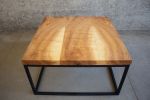 Book-matched Ash Coffee Table | Tables by Hazel Oak Farms. Item made of oak wood compatible with minimalism and contemporary style