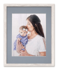 Mother & Child II - portrait painting | Oil On Canvas in Paintings by Melissa Patel