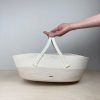 Harvest Basket handcrafted from cotton rope | Serveware by Crafting the Harvest. Item composed of cotton