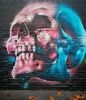 Skull | Street Murals by Bradley Rmer | Private Residence - Cardiff, UK in Cardiff. Item composed of synthetic
