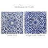 Large Moroccan tile for bathroom or kitchen | Tiles by GVEGA. Item made of ceramic compatible with boho and mediterranean style