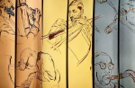 Pen and Ink Mural | Murals by Auspice Design | Alba Ray’s in San Francisco. Item made of synthetic