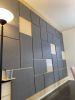 DASH Sound Dampening Wall | Paneling in Wall Treatments by NINE O | Mountain America Credit Union in Rexburg. Item composed of birch wood