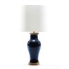 Gabrielle Baluster Porcelain Lamp | Table Lamp in Lamps by Lawrence & Scott | Lawrence & Scott in Seattle. Item made of linen with stoneware