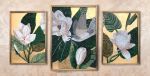 Birds trio mosaic wall art | Art & Wall Decor by Julia Gorbunova. Item made of glass works with contemporary & art deco style