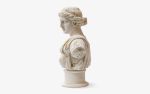 Artemis Bust Made with Compressed Marble Powder | Sculptures by LAGU. Item made of marble