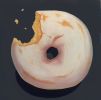 "Powdered Donut on Gray" 36"x36" | Oil And Acrylic Painting in Paintings by TRP Art - Terry Romero Paul. Item made of canvas
