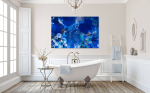 'MAN-O-WAR' Luxury Ocean Seascape Epoxy Resin Abstract Art | Paintings by Christina Twomey Art + Design
