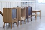 005_kin (vinyl records cabinet) | Storage by CHICHOIMAO. Item composed of oak wood & glass compatible with minimalism and contemporary style