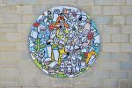 THE SPACE | Public Mosaics by Matlakas. Item made of cement