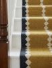 Handwoven Woolen Yellow Runner Rug | Rugs by Evergreen Carpets. Item made of wool compatible with boho and minimalism style