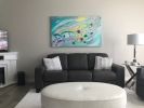 Teal Light | Oil And Acrylic Painting in Paintings by DaggArt