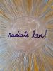 Radiate love ! | Oil And Acrylic Painting in Paintings by Elena Parau. Item composed of canvas compatible with contemporary and country & farmhouse style