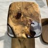 Custom Side Table - Epoxy Coffee Table - Resin End Table | Tables by Tinella Wood. Item composed of wood & synthetic compatible with contemporary and mediterranean style
