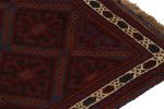 Rug & Kilim's Baluch Afghan rug in Red, Black, Blue & Brown | Area Rug in Rugs by Rug and Kilim